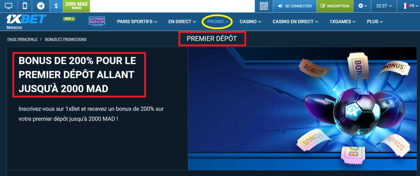 bonus 1xBet en ligne